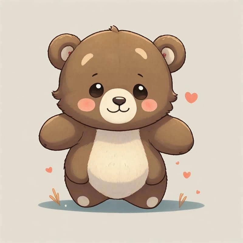Tìm ảnh đẹp hình gấu chibi dễ thương