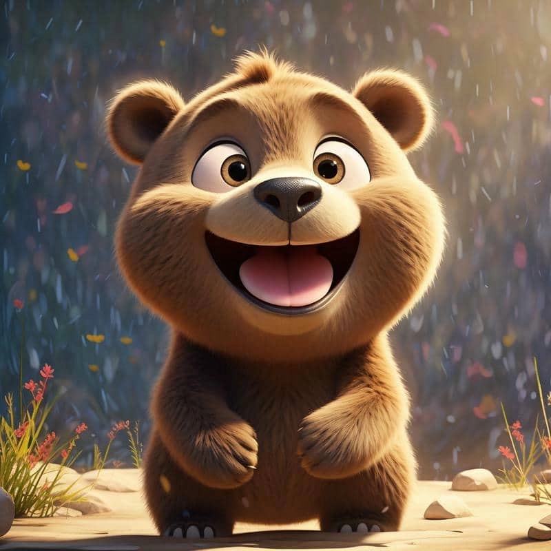 Bộ ảnh cực dễ thương ảnh chibi gấu