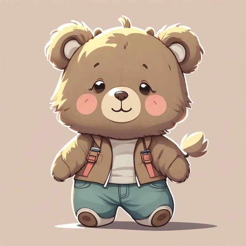 Đừng bỏ lỡ ảnh chibi gấu cute