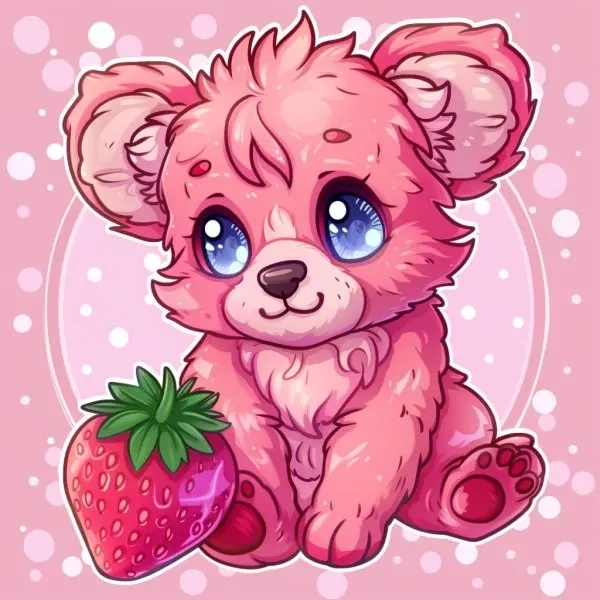 Bộ ảnh cực hot gấu dâu chibi