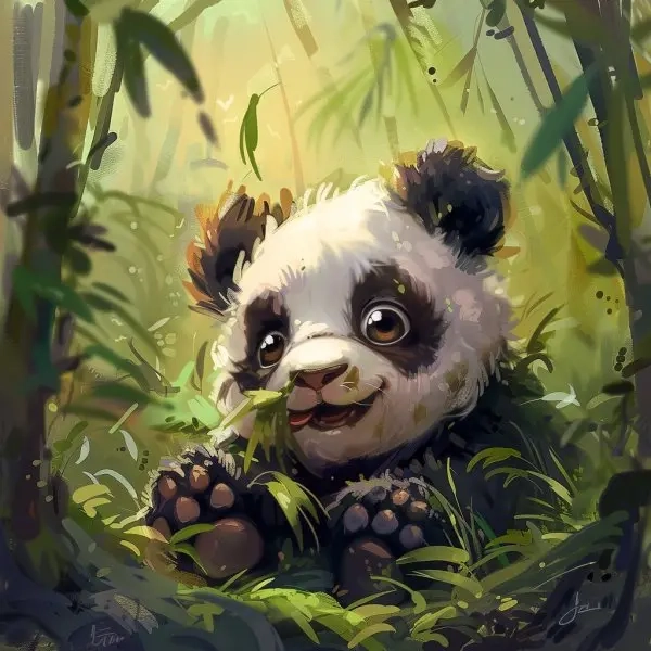 Tỏa sáng trên mạng xã hội với panda avatar ảnh gấu trúc cute chibi