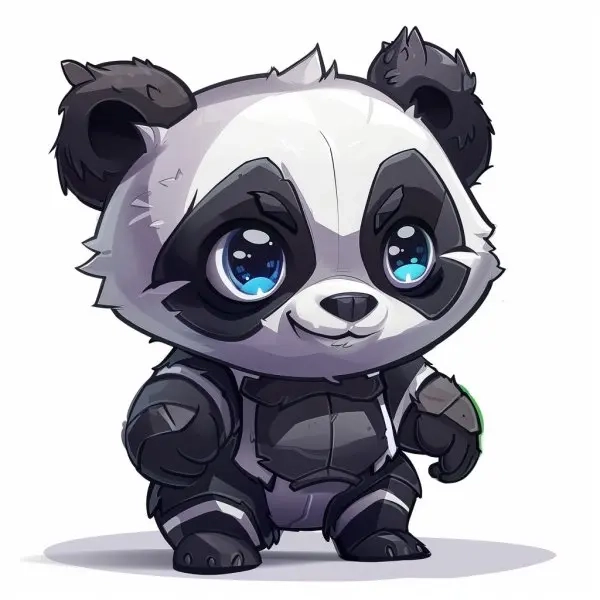 Ngập tràn sự dễ thương dễ thương avatar ảnh gấu trúc cute chibi