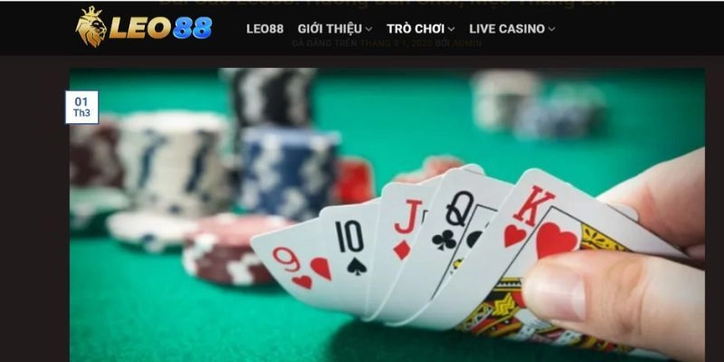 Giao diện Leo88 cực đỉnh