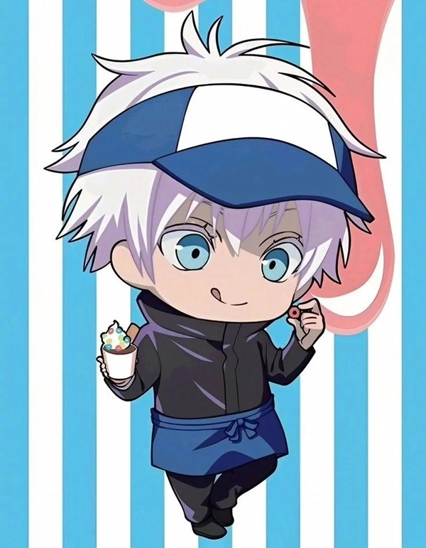 Ngắm nhìn cute gojo chibi đáng yêu