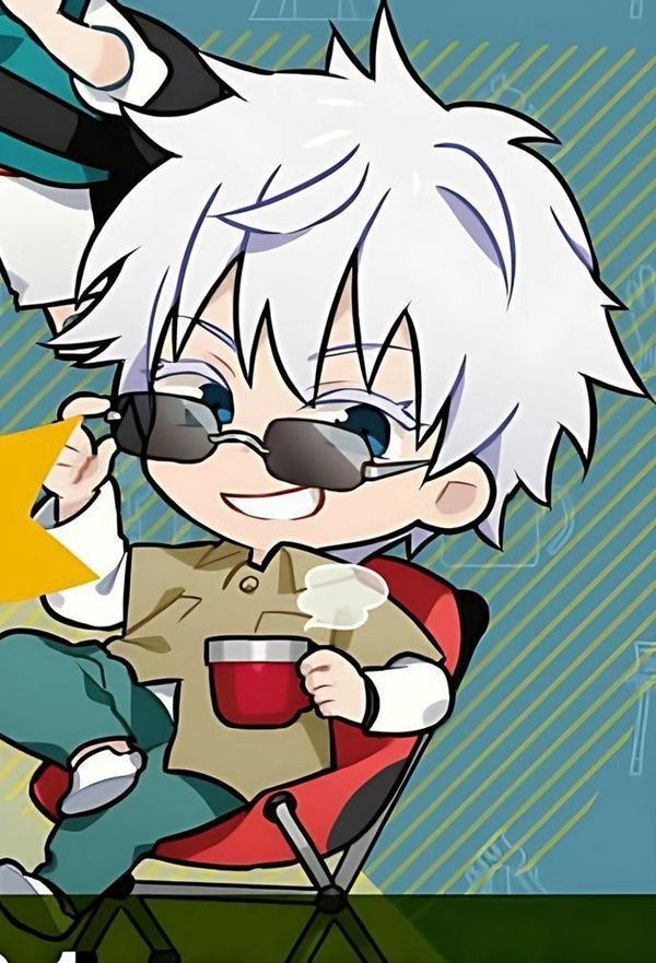 Ngắm anime drawing gojo chibi cực đẹp
