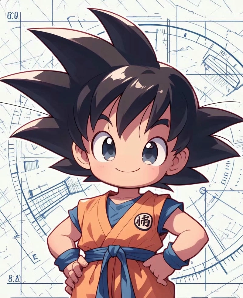 Tìm ngay hình dễ thương dragon ball z goku chibi