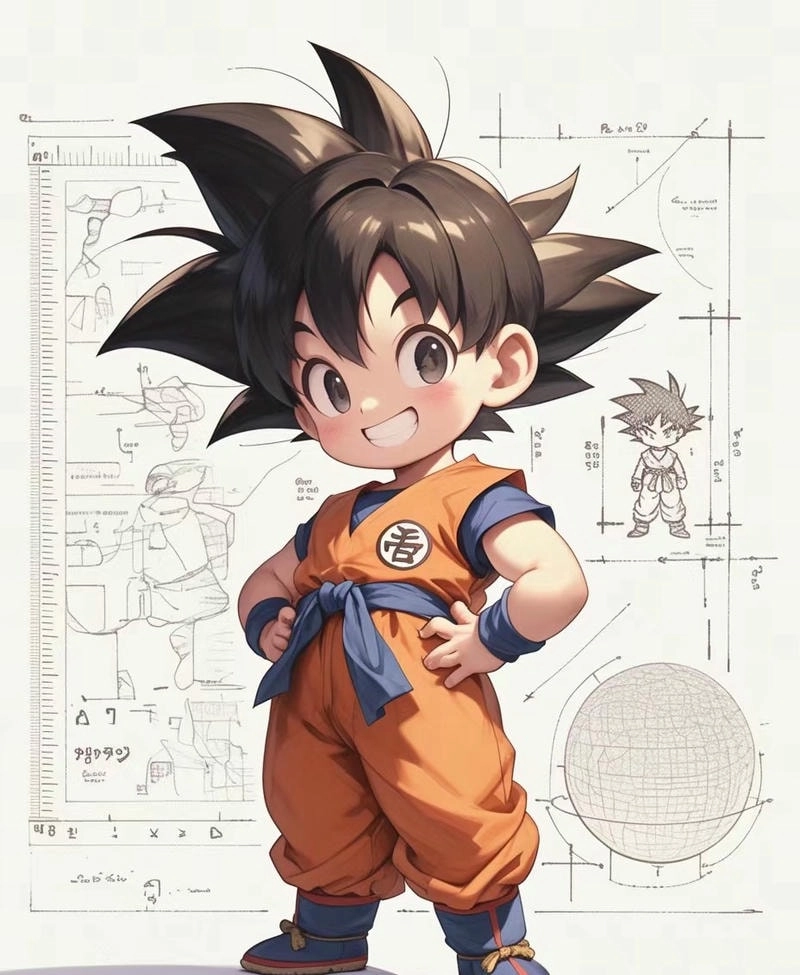 Chiêm ngưỡng loạt ảnh đẹp ảnh goku chibi