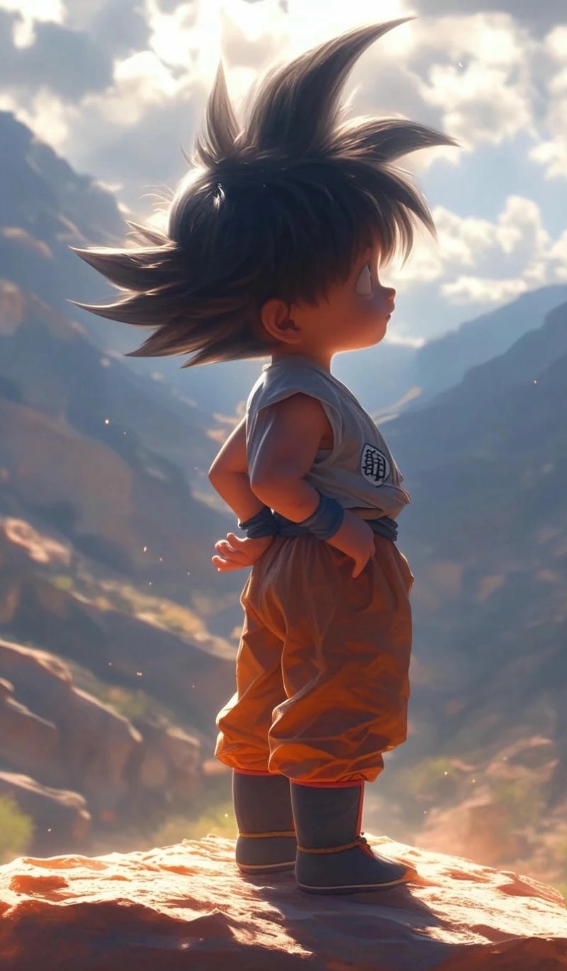 Ngắm nhìn ảnh dễ thương ảnh goku chibi cute