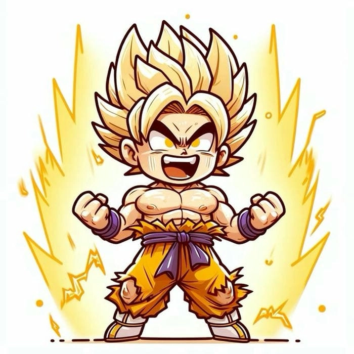 Tìm ngay ảnh pixel siêu đẹp goku chibi pixel art