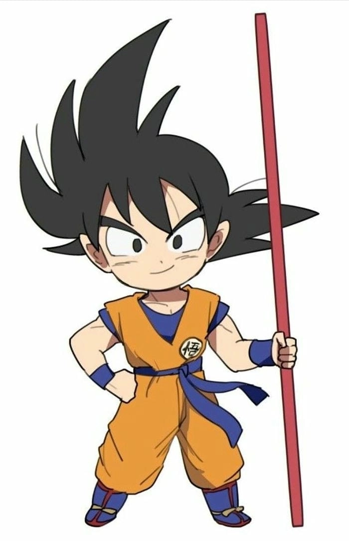 Tải ngay bộ sticker cute goku chibi sticker