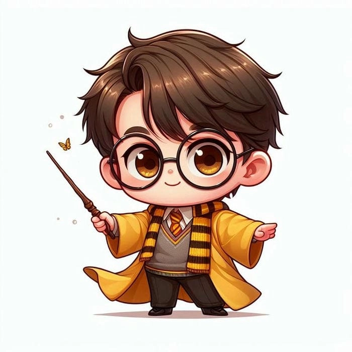 Bộ tranh tuyệt đẹp về harry potter chibi drawings