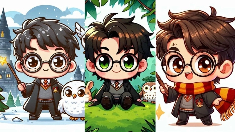 Thế nào là ảnh Harry Potter chibi?