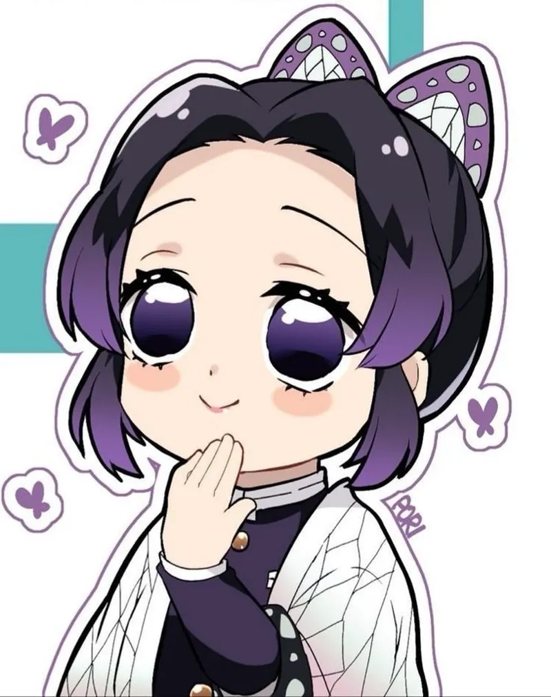 Bộ sưu tập shinobu chibi dễ vẽ cho người mới bắt đầu