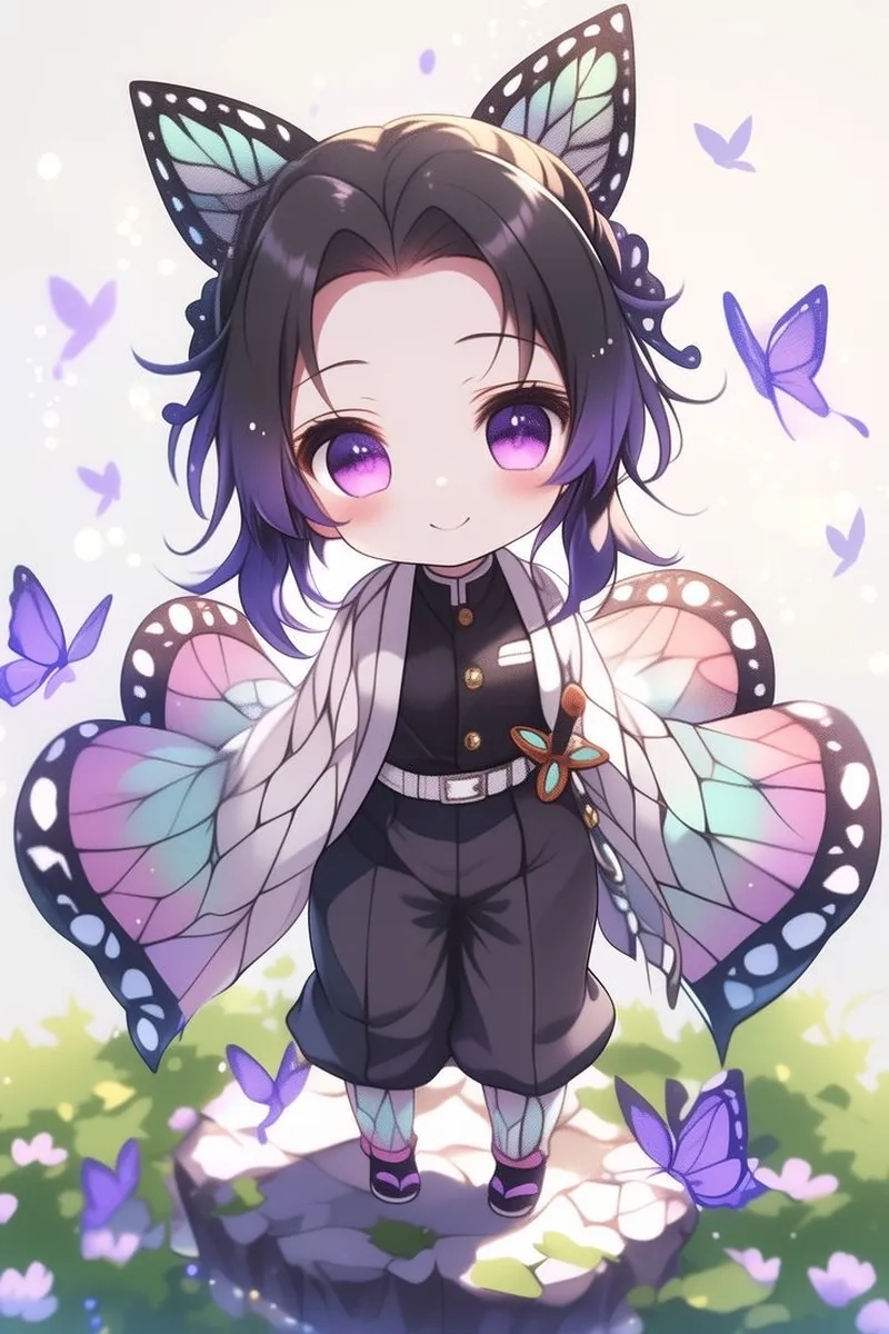 Tải ngay hình nền shinobu chibi chất lượng cao