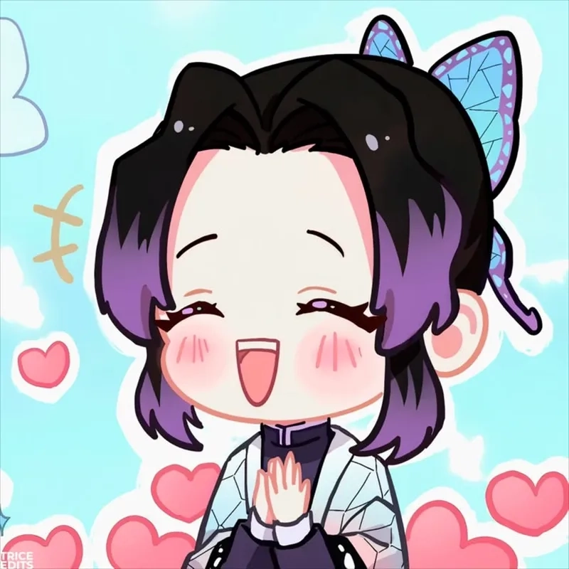 Cập nhật avatar shinobu chibi cho mạng xã hội