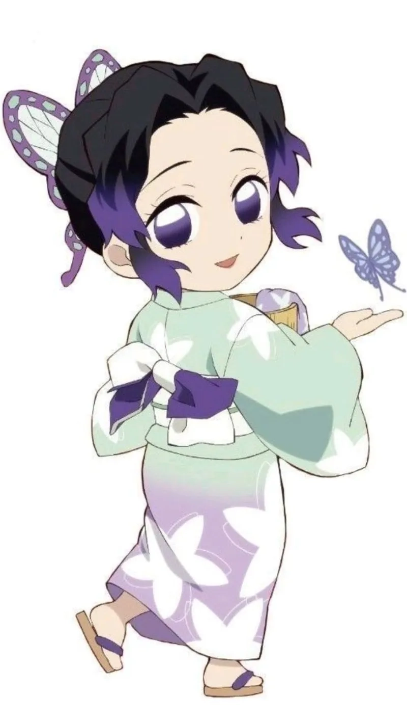 Cùng ngắm cute kawaii shinobu chibi đáng yêu