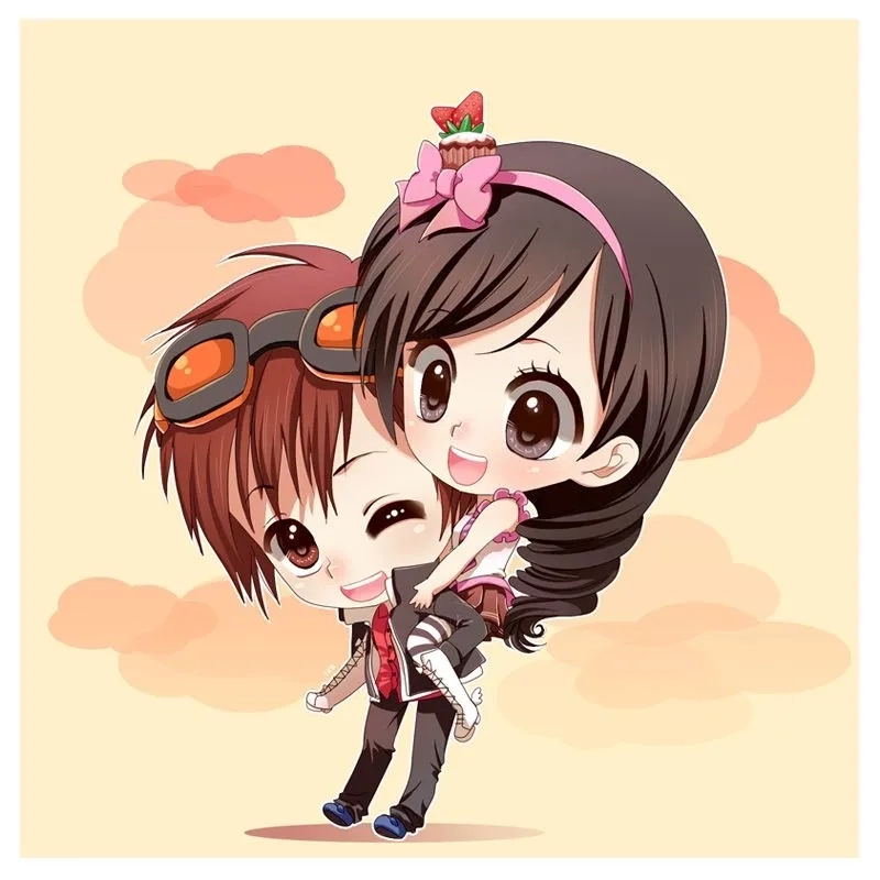 Ghim ngay hình chibi cute cặp đôi chất lượng cao