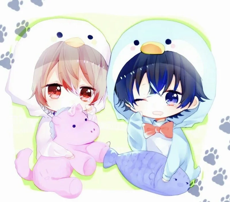 Thỏa sức ngắm hình ảnh chibi cặp đôi dễ thương