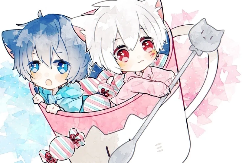 Cập nhật ngay hình ảnh cặp đôi chibi hot trend