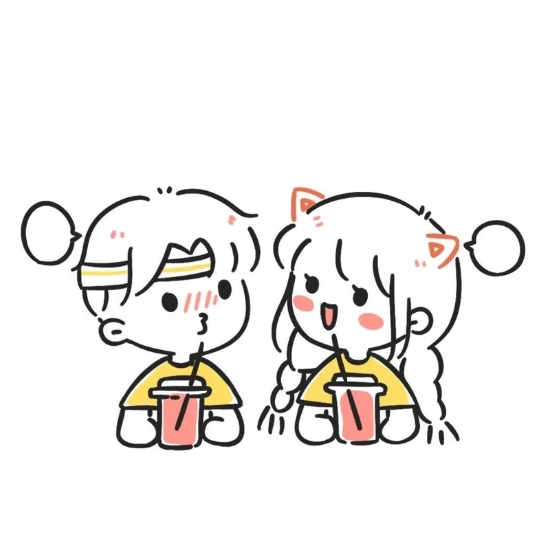 Bộ sưu tập cặp đôi chibi cute dễ thương nhất