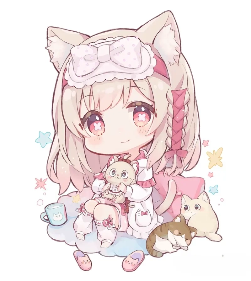 Tuyển tập đáng yêu nhất hình nền cute chibi nữ