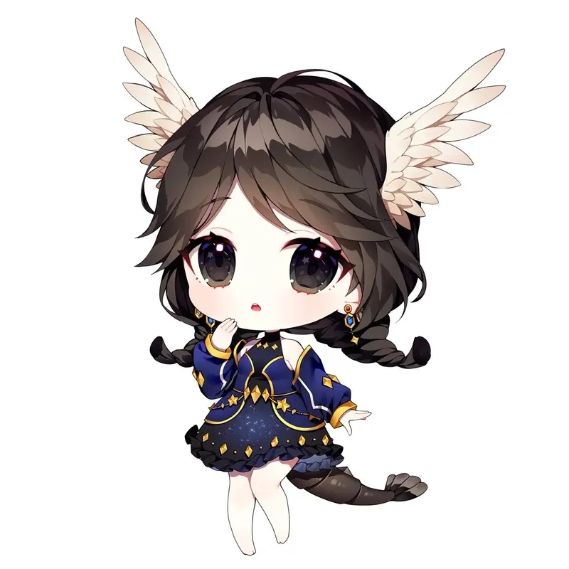 Đậm chất nghệ thuật cùng anime chibi hình nền