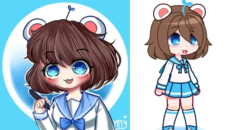 Bộ sưu tập hình ảnh simmy chibi cute siêu dễ thương