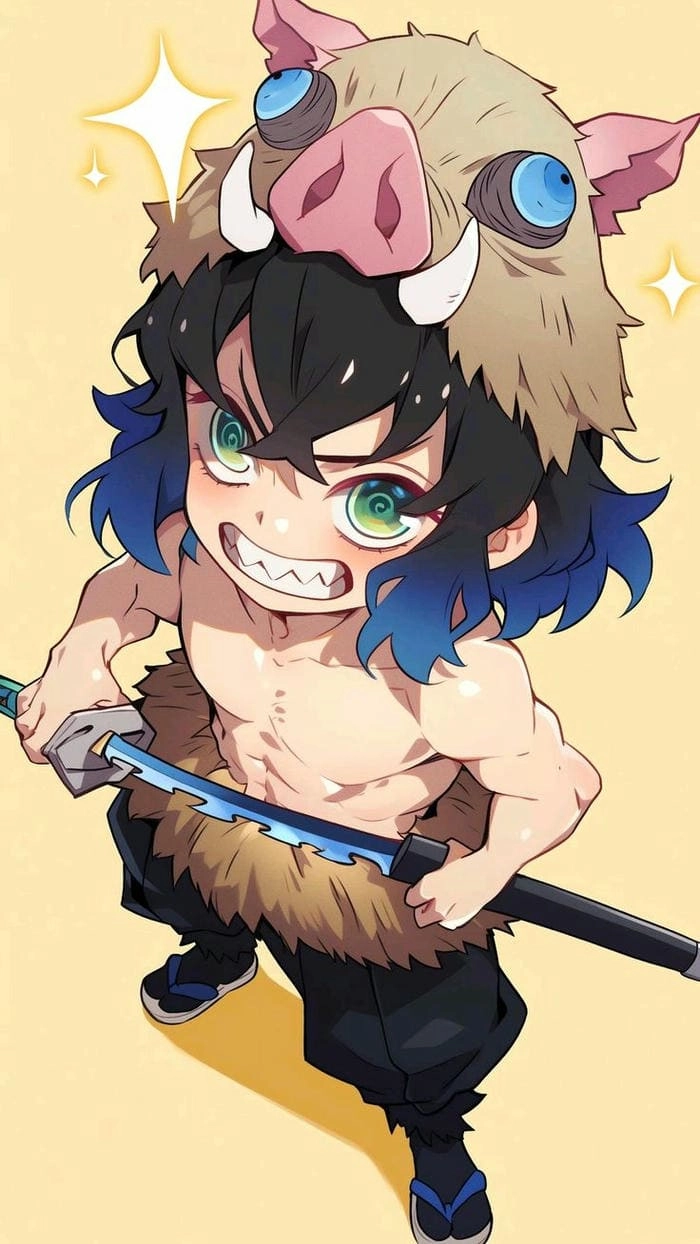 Hình ảnh chibi inosuke đáng yêu nhất