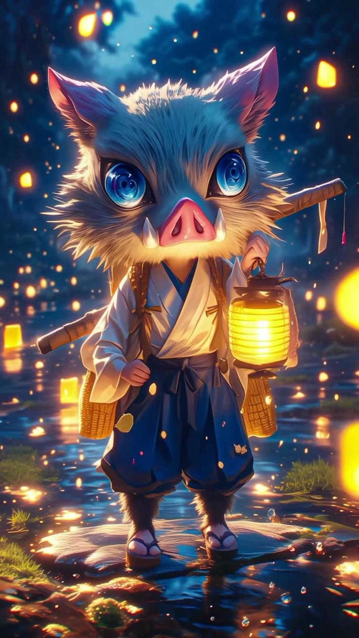 Bộ ảnh inosuke chibi official art chuẩn gốc