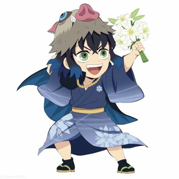 Tải ngay inosuke chibi sticker siêu dễ thương
