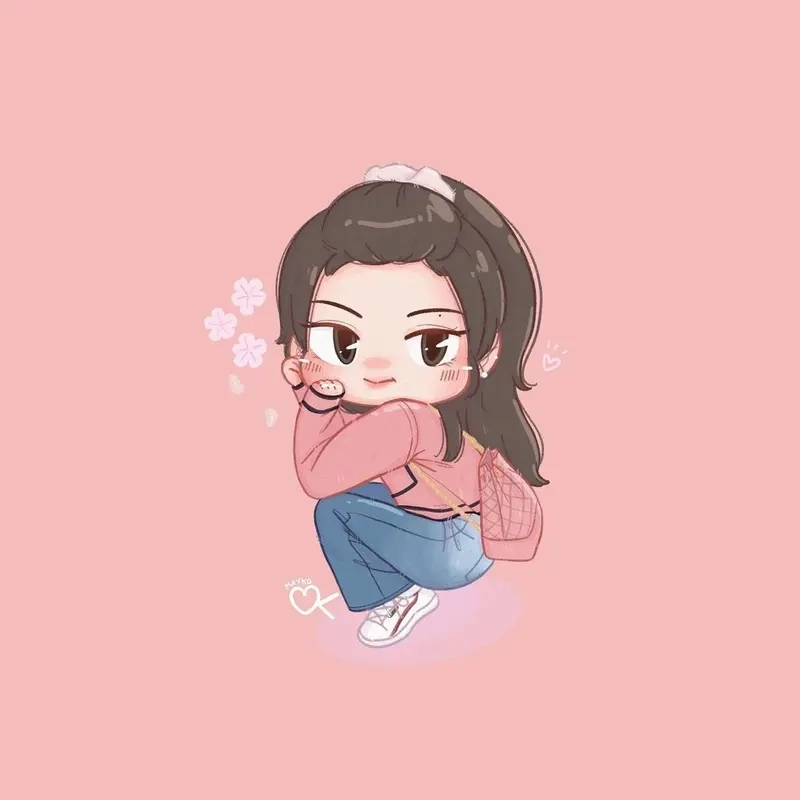 Hướng dẫn chi tiết cách vẽ jennie chibi