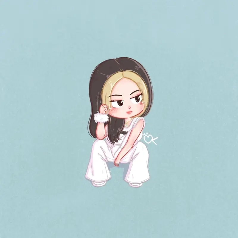 Tuyệt chiêu đơn giản vẽ jennie blackpink chibi