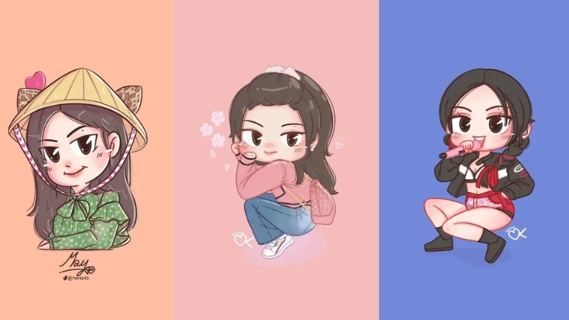 Tuyển tập ảnh Jennie chibi ngầu đẹp gây sốt cộng đồng