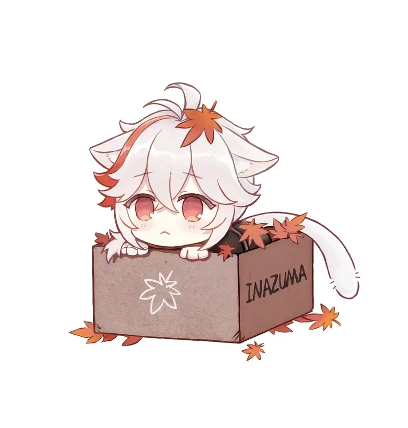 Chiêm ngưỡng nét vẽ ngộ nghĩnh cute kazuha chibi