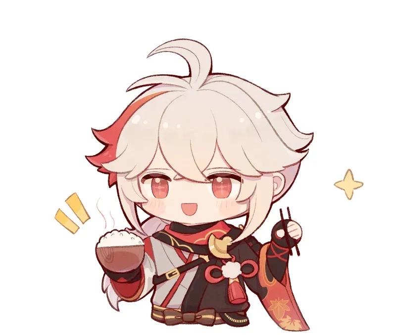 Tuyển tập tranh chính thức kazuha chibi official art