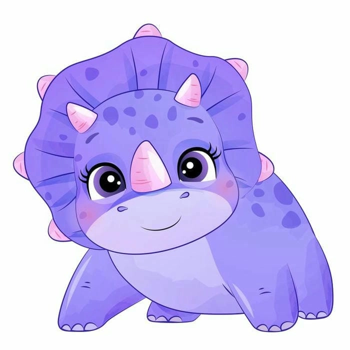 Góc ảnh dễ thương ngập tràn khủng long chibi cute