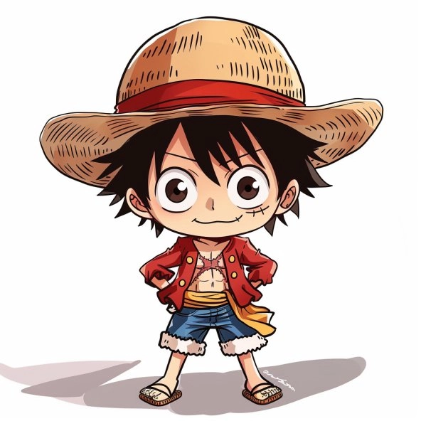 Luffy phiên bản dễ thương cực chất luffy cute chibi