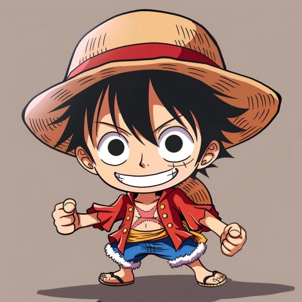 Tổng hợp ảnh chất lượng cao hinh luffy chibi