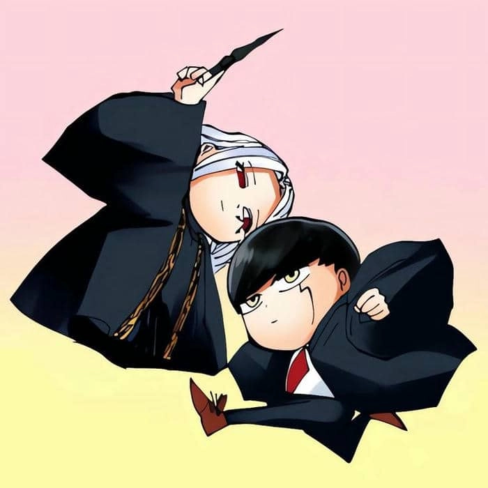 Ảnh chibi domina cực dễ thương domina mashle chibi