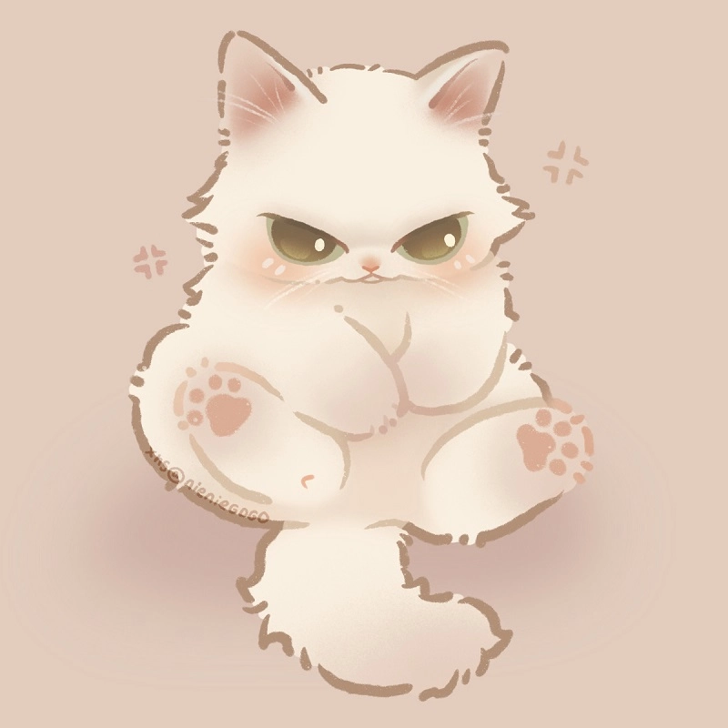 Những khoảnh khắc đáng yêu hình ảnh con mèo chibi cute