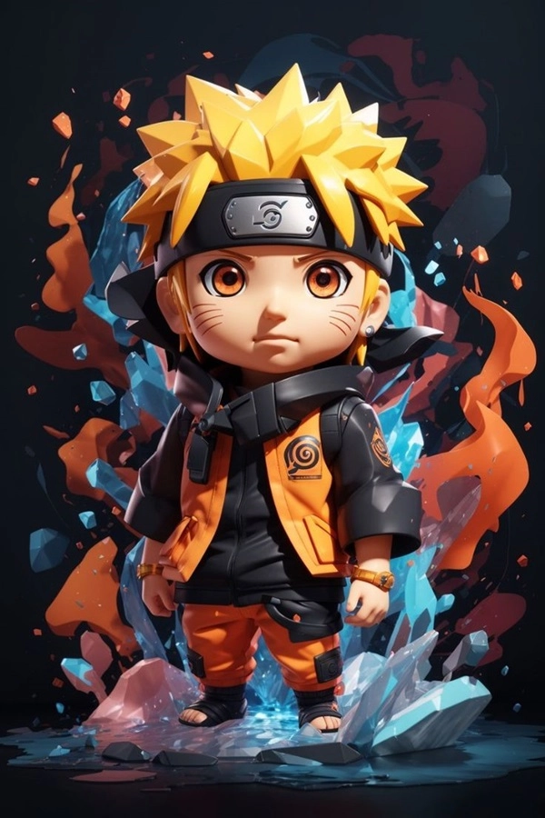 Bộ ảnh siêu chất naruto chibi ngầu
