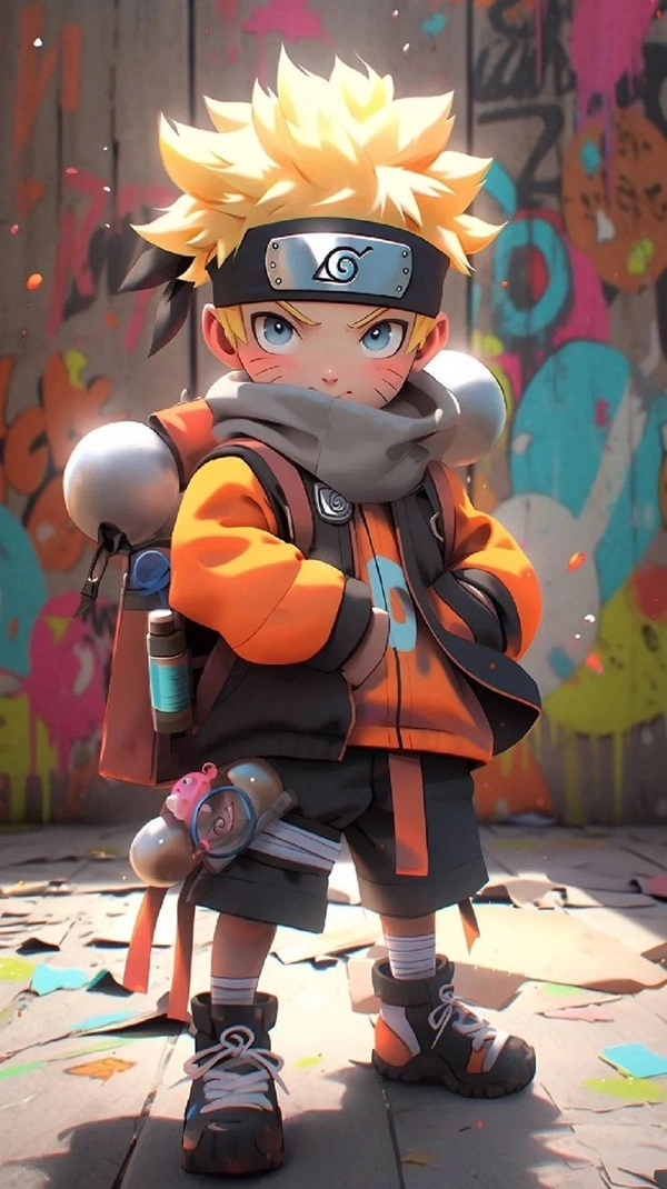 Tranh đẹp để tô màu naruto chibi