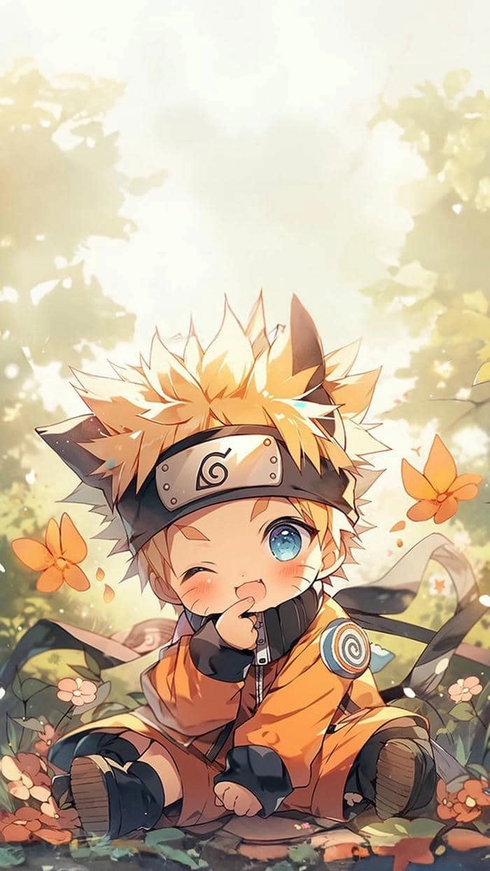 Bộ ảnh siêu dễ thương cute anime naruto chibi