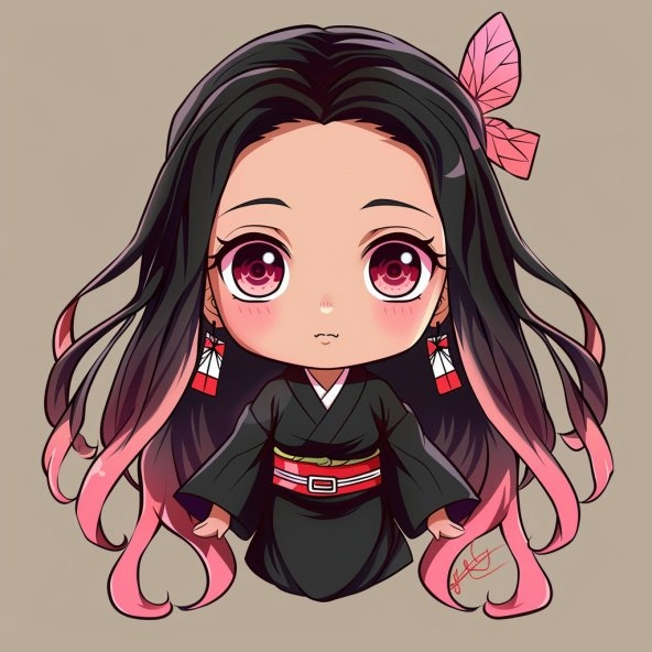 Khám phá phong cách vẽ mới cute cách vẽ nezuko chibi
