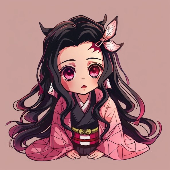 Tải ngay hình nền cực chất hình nền nezuko chibi