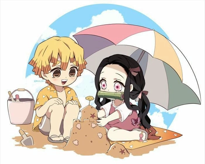 Ngắm nhìn nét đáng yêu của kamado nezuko chibi