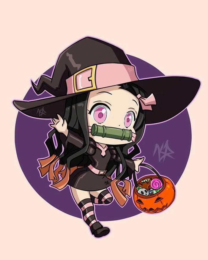 Gợi ý vẽ hình chibi siêu dễ nezuko chibi vẽ
