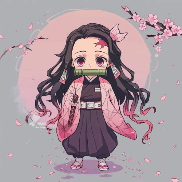 Cùng khám phá phong cách anime nezuko chibi