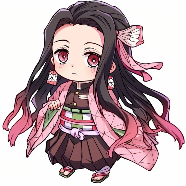 Đắm chìm trong thế giới nezuko chibi anime