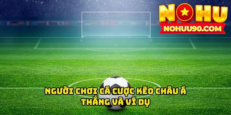Người chơi cá cược kèo châu Á thắng và ví dụ